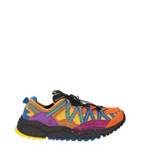 FLOWER MOUNTAIN - KAZANA FALL WOMAN ORANGE YELLOW BORDEAUX