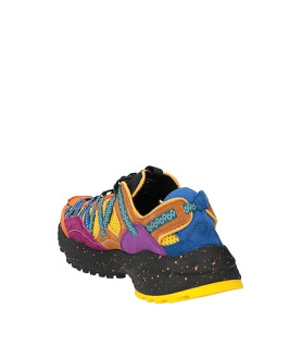 FLOWER MOUNTAIN - KAZANA FALL WOMAN ORANGE YELLOW BORDEAUX