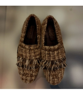 LORENA PAGGI - MOCASSINO LANA 62309 MARRONE