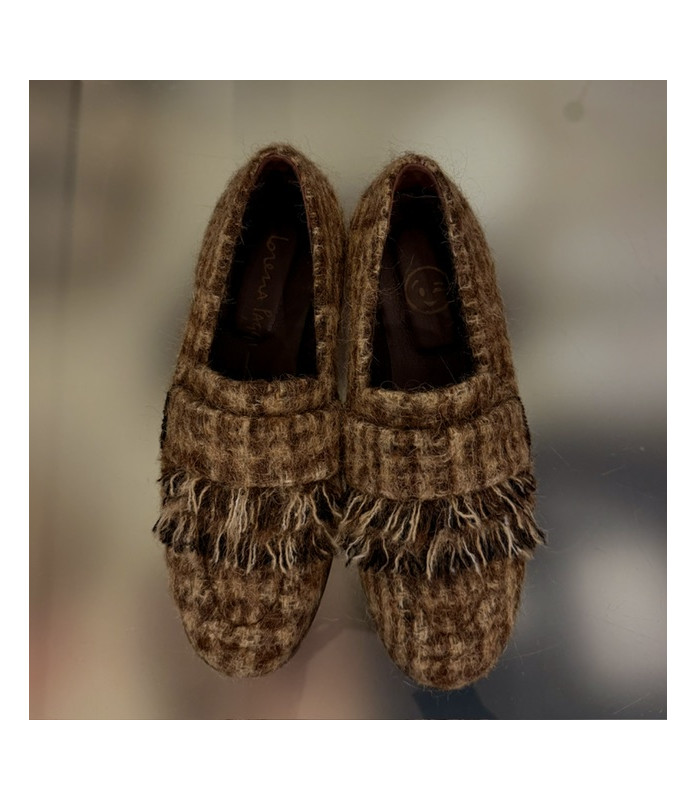 LORENA PAGGI - MOCASSINO LANA 62309 MARRONE