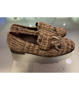 LORENA PAGGI - MOCASSINO LANA 62309 MARRONE