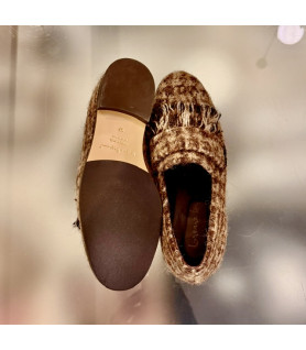 LORENA PAGGI - MOCASSINO LANA 62309 MARRONE