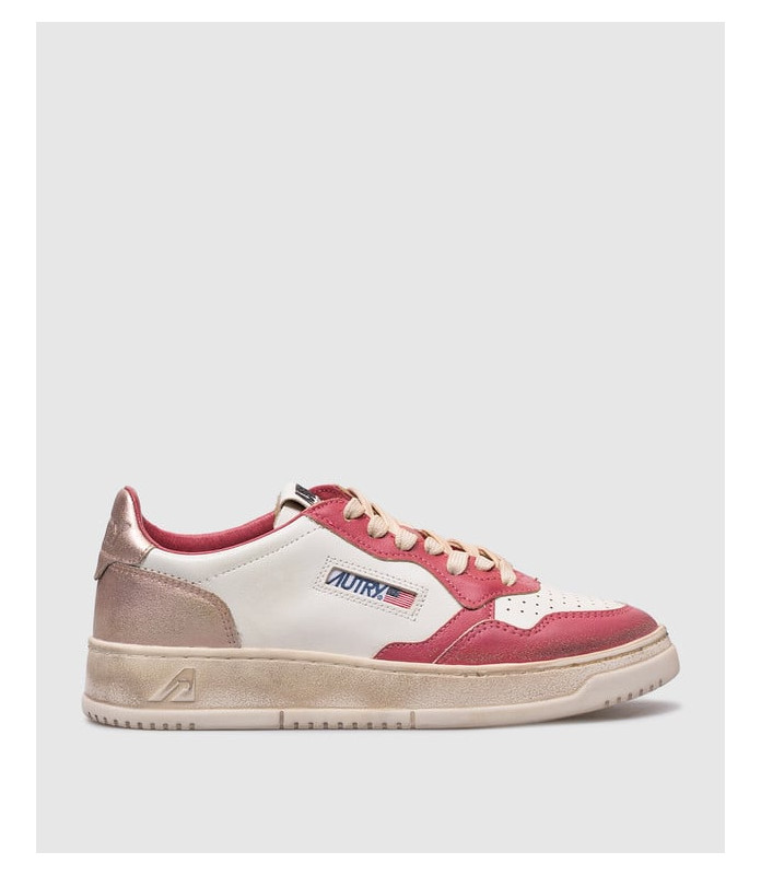 AUTRY - AVLW SV49 SUPERVINTAGE LOW WOMAN WHT/ROSE/COP